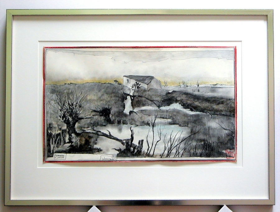 "Wassermühle" Hommage Horst Janssen